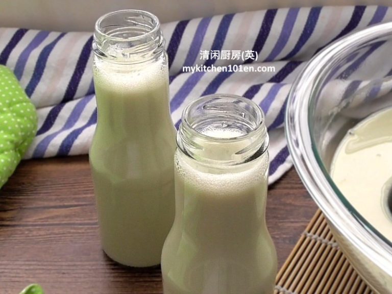 Homemade Black Soybean Milk (No Soy Milk Maker)