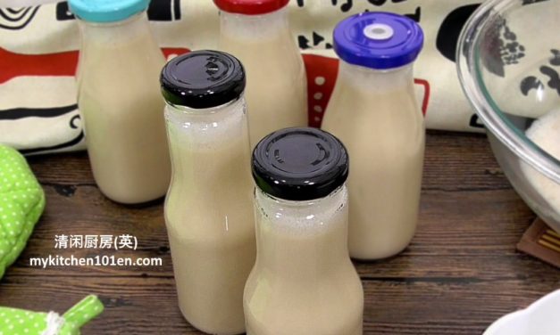 Nutritious Homemade Soybean Milk (No Soy Milk Maker)