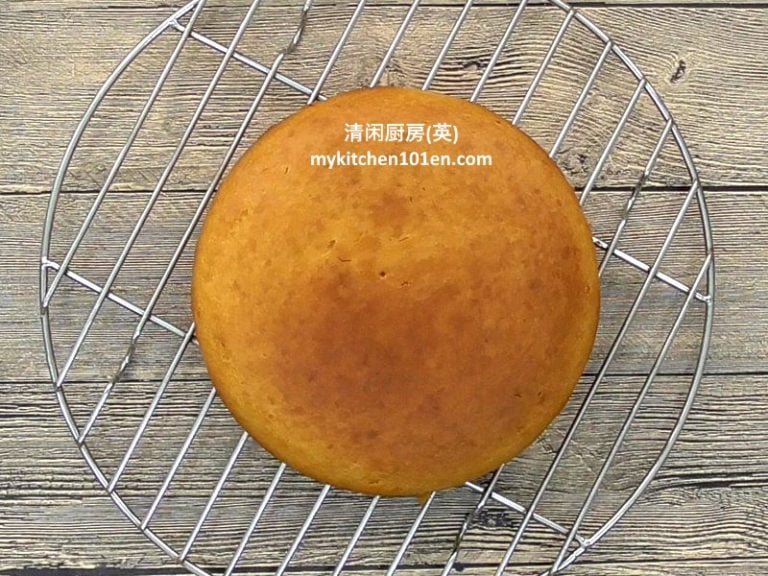 Eggless Orange Yogurt Sponge Cake