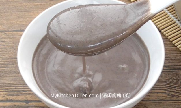 Black Sesame Soup – Sweet Dessert