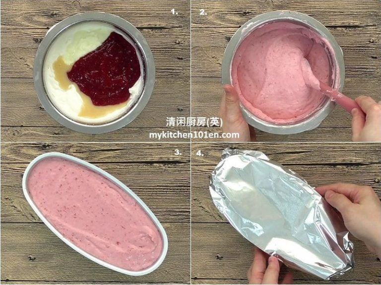 Strawberry Yogurt IceCream (No IceCream Machine)
