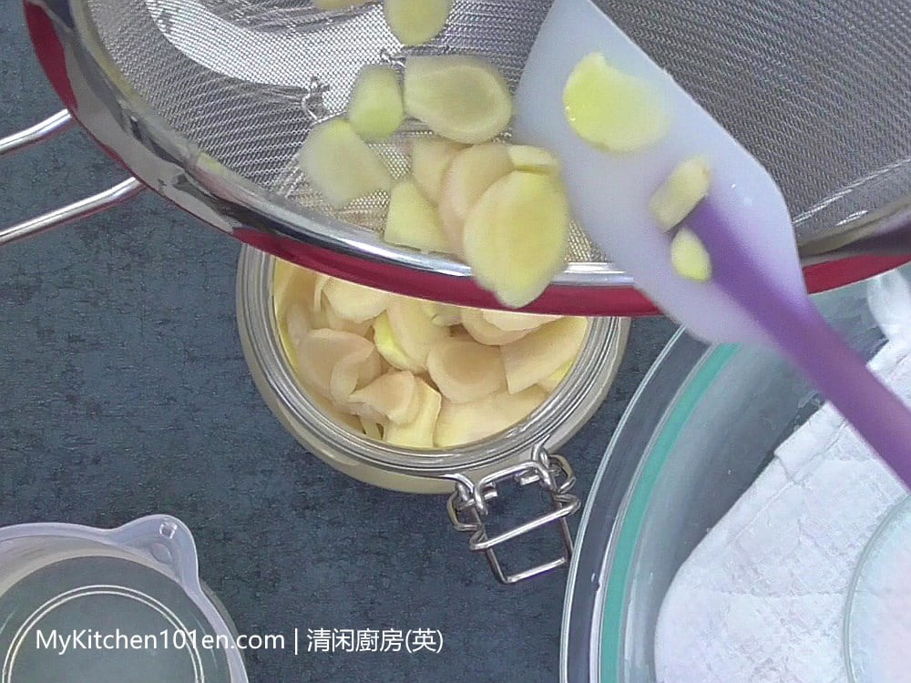 Homemade Pickled Ginger