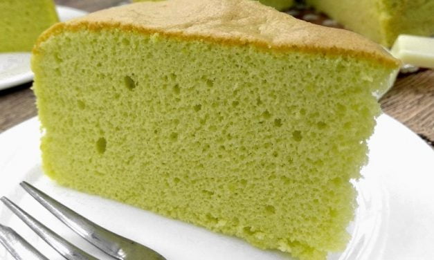 Pandan Sponge Cake Recipe-with Natural Pandan Fragrance