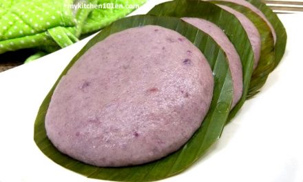 Beautiful Purple Sweet Potato Hee Pan (Xi Ban) – Made with Fresh Sweet Potato