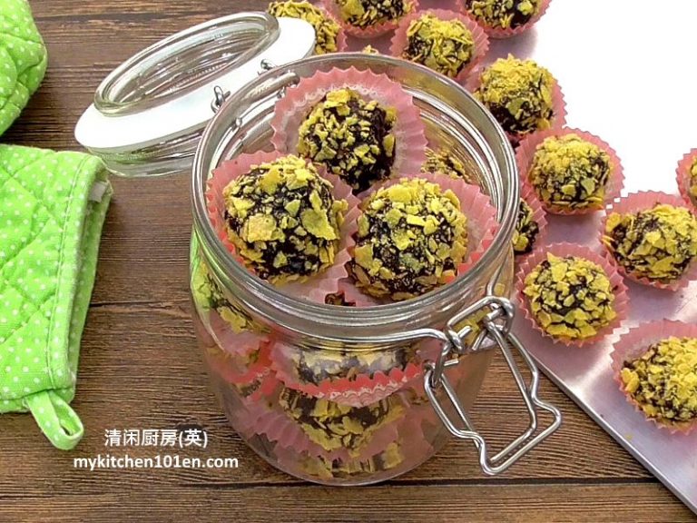 Easy DIY Chocolate Peanut Butter Corn Flakes Balls