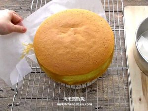 Orange Sponge Cake no artificial flavor