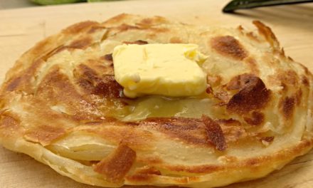 How to Make Crispy and Flaky Layered Paratha (Roti Canai, Flatbread)