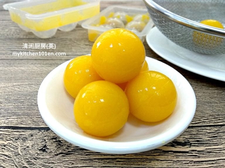 AgarAgar "Jelly Egg Yolk" (Jelly Mooncake Egg Yolk Recipe