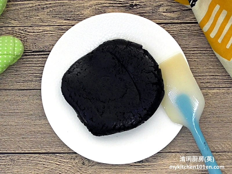 Black Sesame mung bean Paste for Mooncake