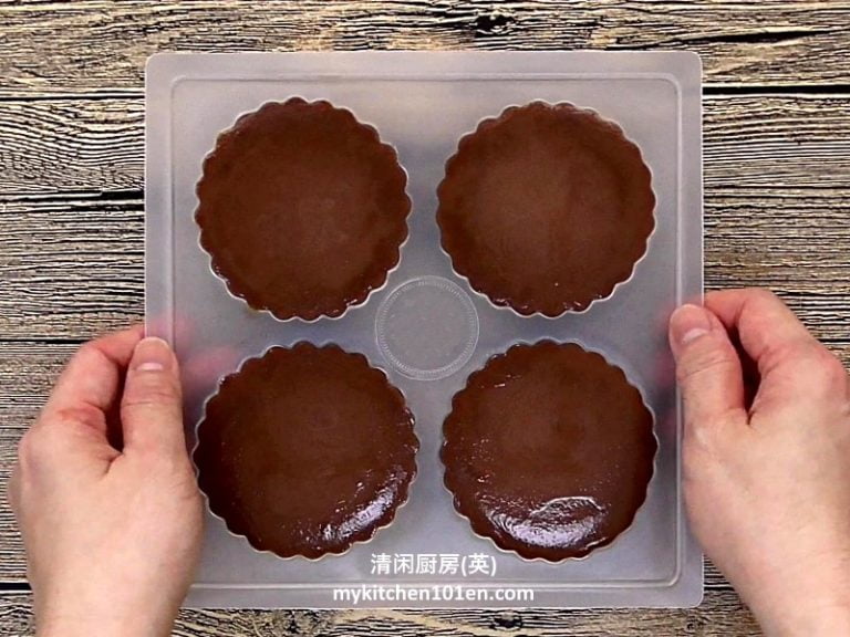How to Make Beautiful Chocolate AgarAgar Jelly Mooncake