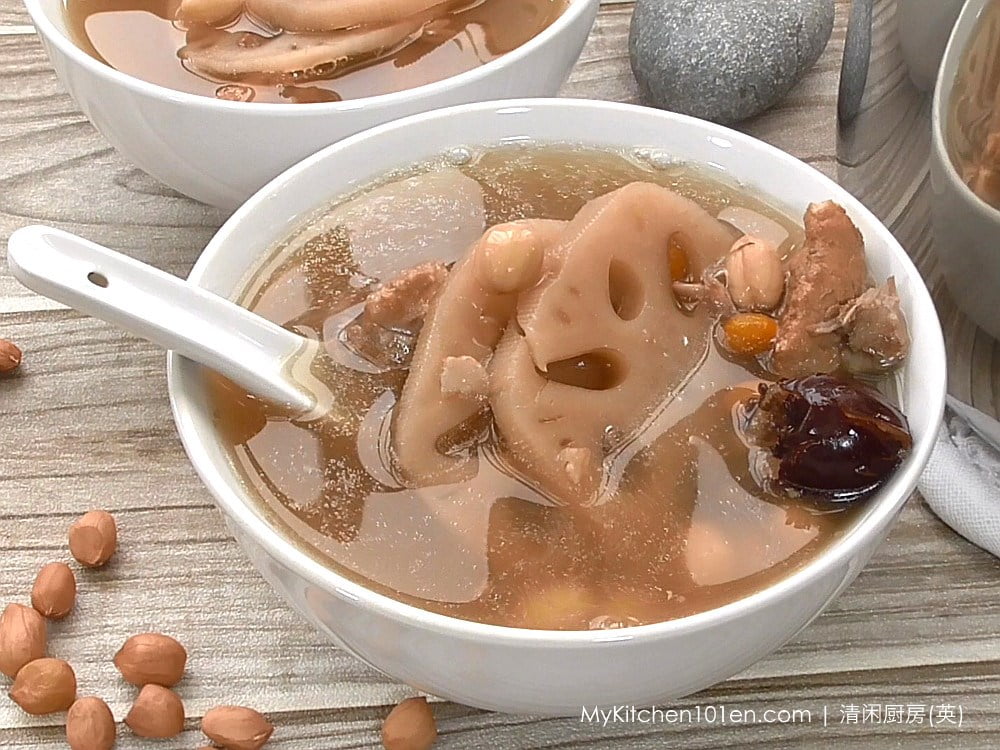 Lotus Root Peanut Pork Rib Soup