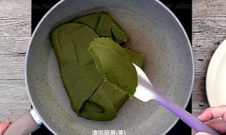 Flavorful Matcha Mung Bean Paste (Japanese Green Tea Paste) for Mooncake