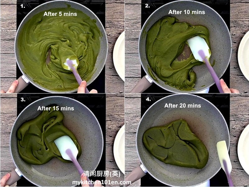 Matcha (Japanese Green Tea) Mung Bean Paste Filling for 