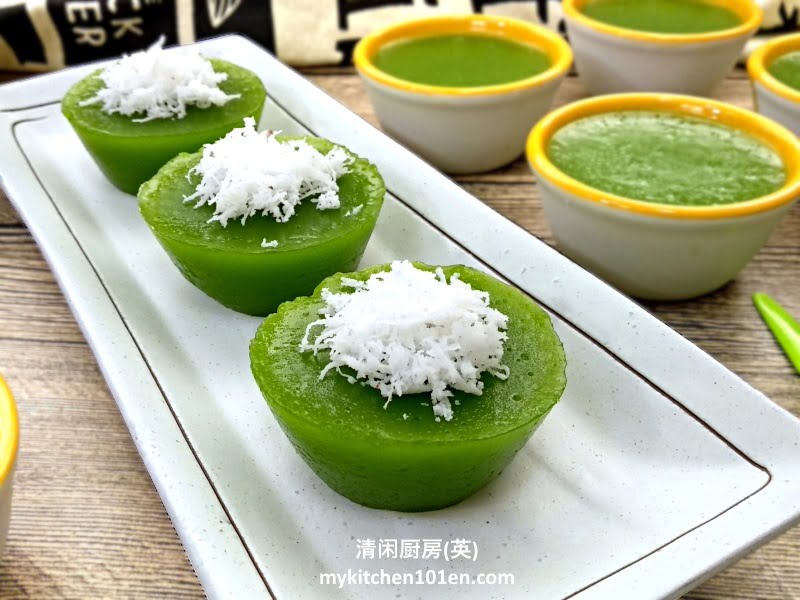 Pandan Kuih Kosui  MyKitchen101en.com