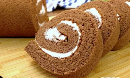 Soft Moist Chocolate Swiss Roll Cake-Won’t Crack when Rolled Up