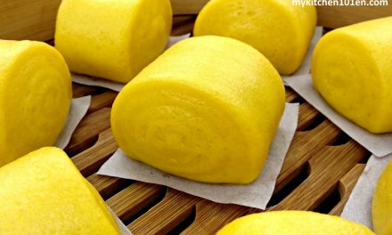 Golden Pumpkin Mantou Recipe (Pumpkin Chinese Steamed Bun)