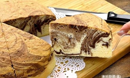 Beautiful Marble Sponge Cake Recipe