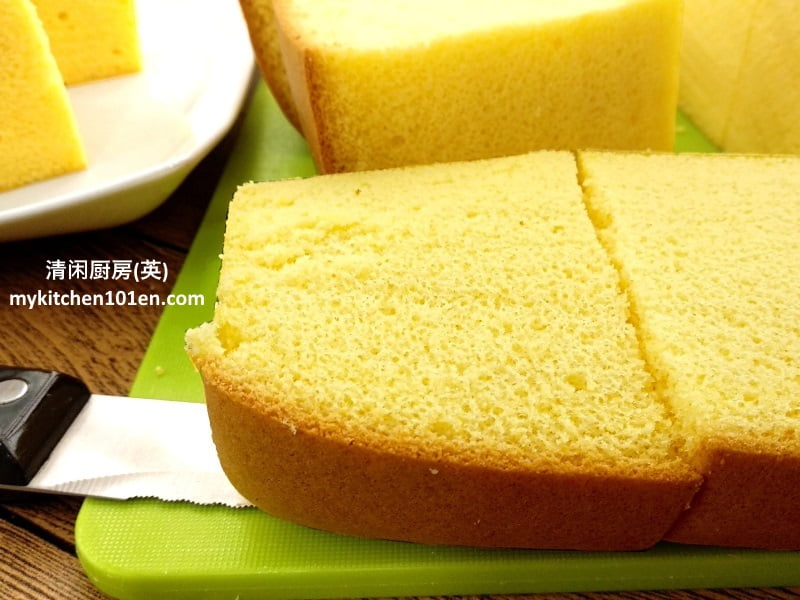 Japanese Cotton Sponge Cake Minimum Shrinkage Mykitchen101en Com