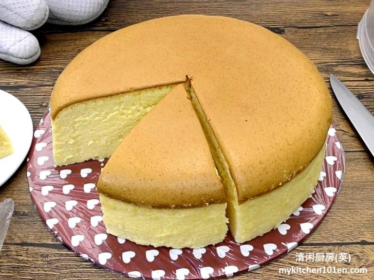 Cheddar Cheese Cotton Cheesecake with Richer & Tastier