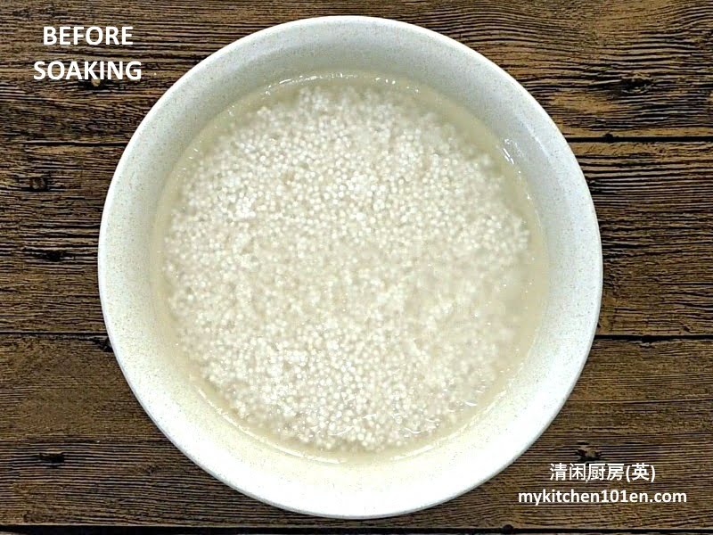 Black Sesame Paste Sago Crystal Kee Chang