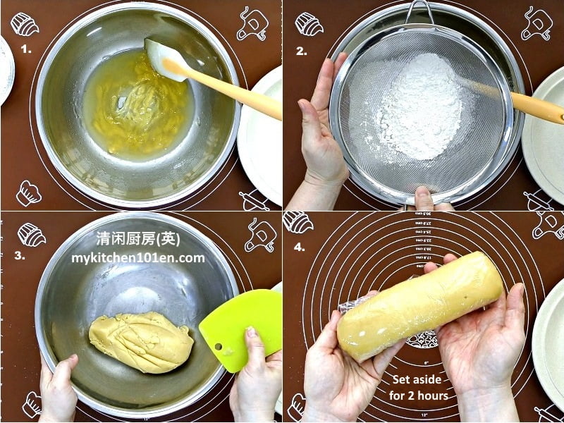 Durian Mung Bean Paste Mini Traditional Mooncakes