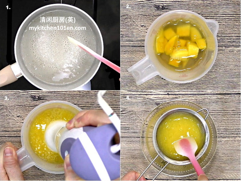 Dragon Fruit Agar-Agar Mooncakes