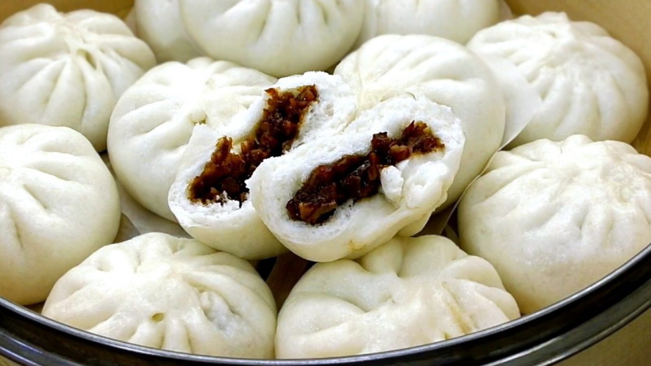 Char Siew Pao Cha Shao Bao Bbq Pork Chinese Steamed Bun Mykitchen101en Com