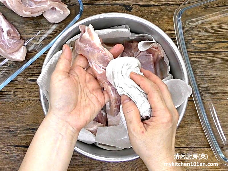 homemade bbq pork non-stick pan no artificial colouring