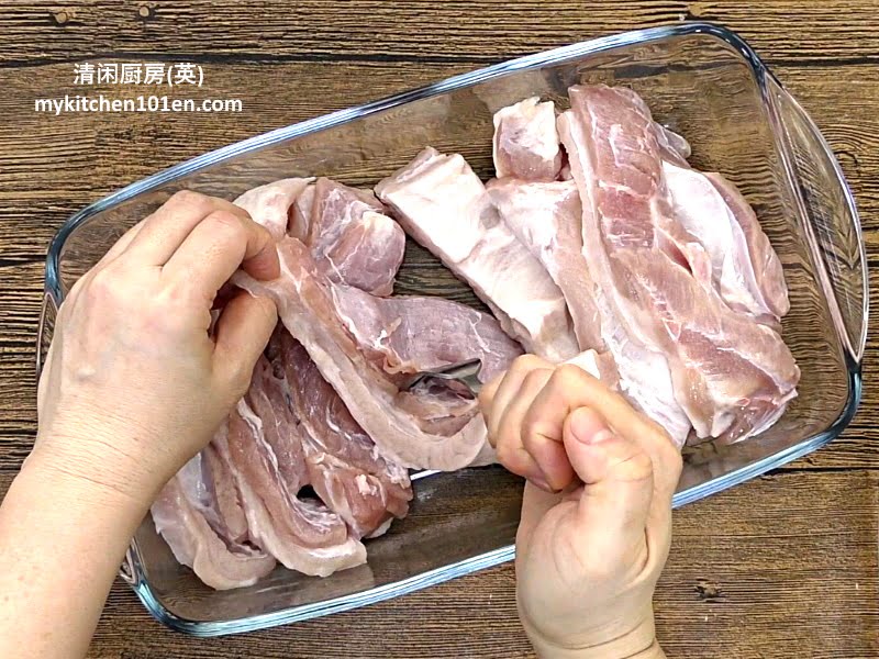 homemade bbq pork non-stick pan no artificial colouring