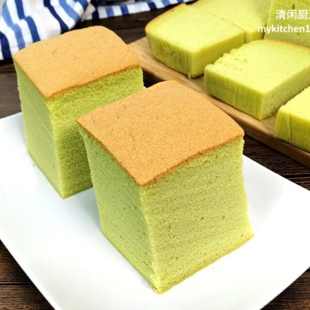 Cotton Sponge Cake Pandan version
