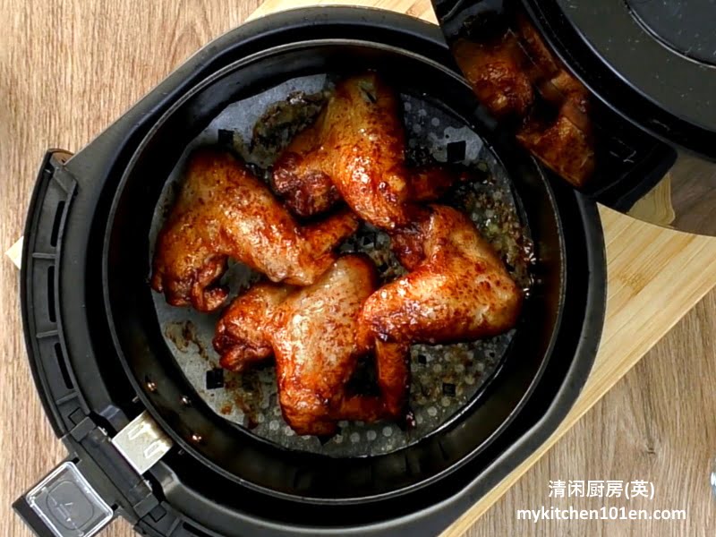 honey bbq chicken wings with air fryer mykitchen101en feature2