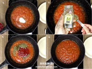 Spaghetti with Tomato Chicken Sauce
