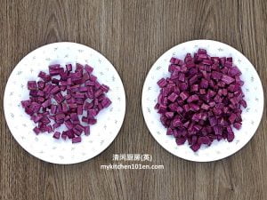 How to Make Agar-Agar Jelly Mooncake with Purple Sweet Potato