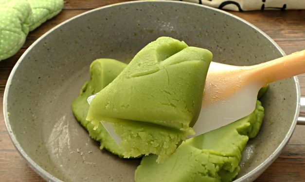 Easy Pandan Mung Bean Paste for Mooncake (Method 2)