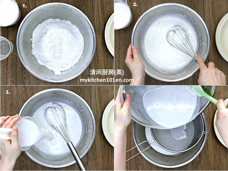 Rice Flour Version Kuih Bengkang/Bingka Tepung Beras