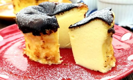 Mini Burnt Cheesecake with Air Fryer