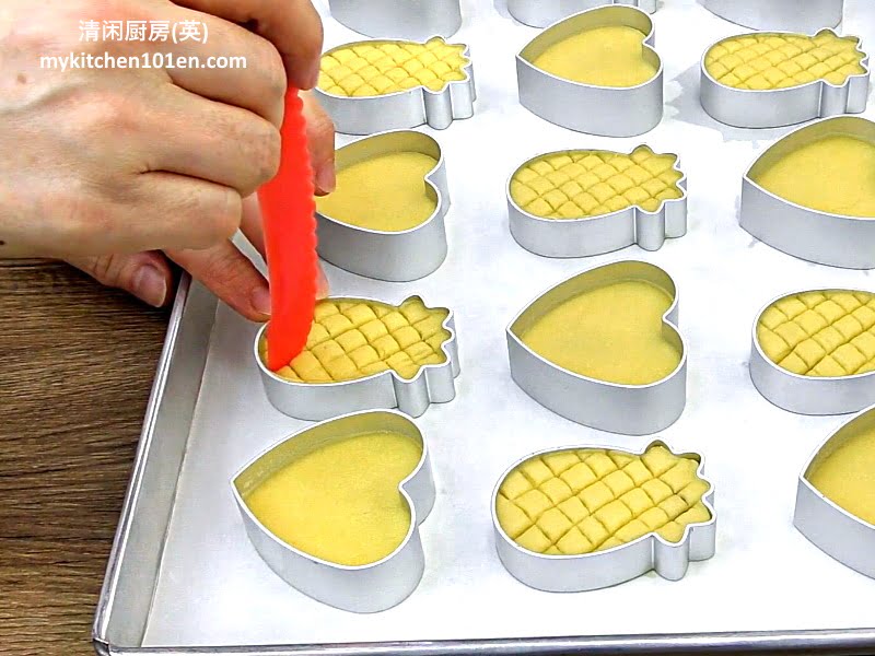 Pineapple Cookies Pineapple shape Heart shape