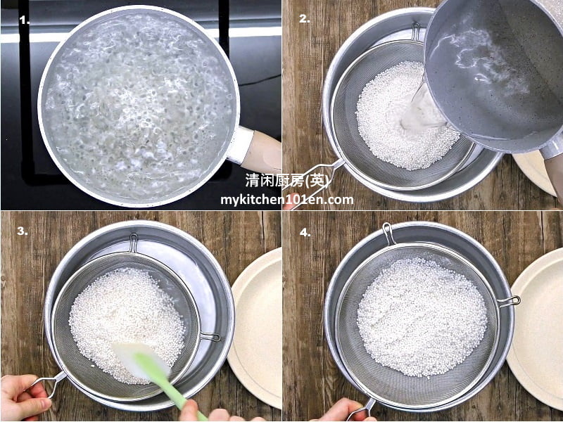 Taro Paste Crystal Sago Alkaline Dumpling