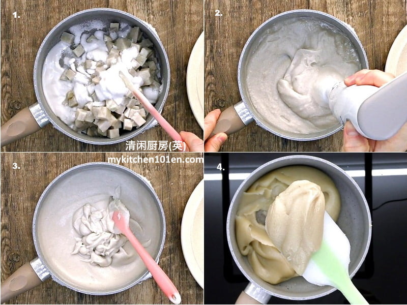 Taro Paste Crystal Sago Alkaline Dumpling