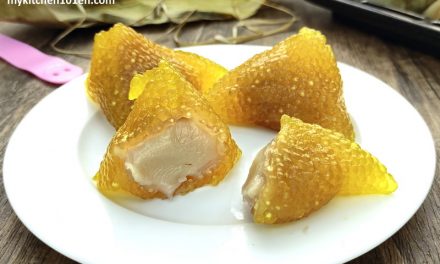 Soft Chewy Taro Paste Crystal Kee Chang (Alkaline Dumpling)