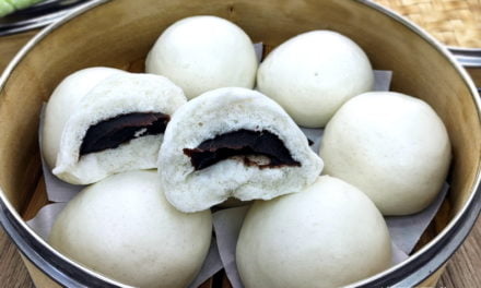 Soft Fluffy Tau Sa Pao/Red Bean Pao (Chinese Steamed Bun)-with Homemade Paste