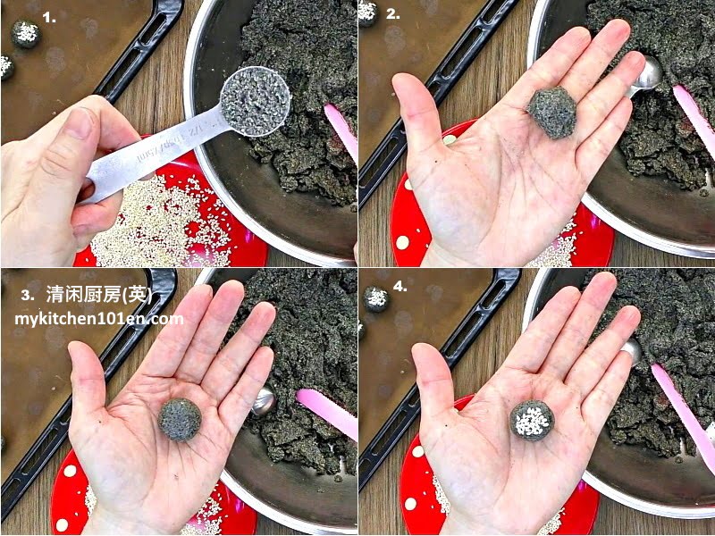 Black-White Sesame Cookies