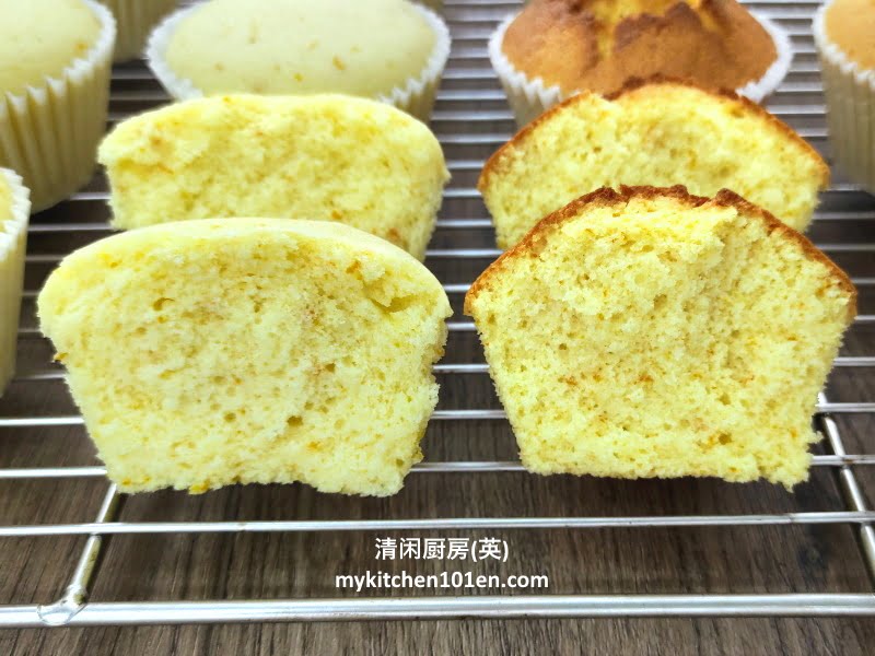 range Egg Sponge Cakes (Ji Dan Gao) Steamed or Baked