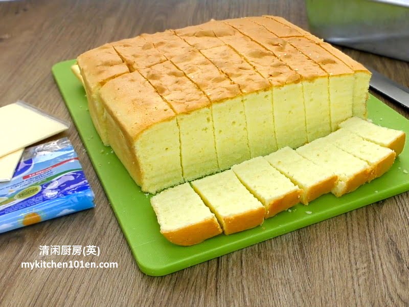 butter cake with Cheddar cheese