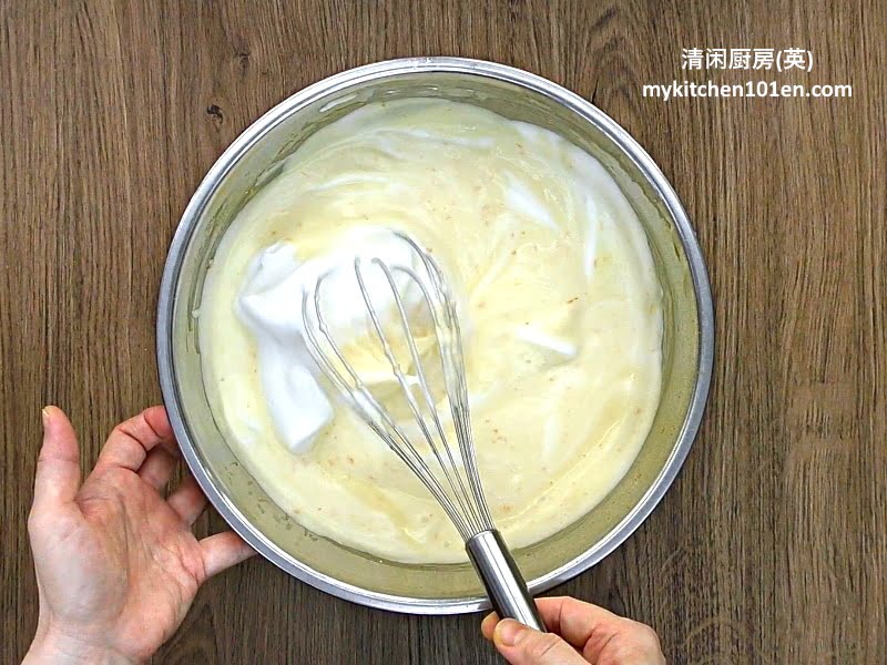 Cotton Sponge Cake made with Fresh Orange