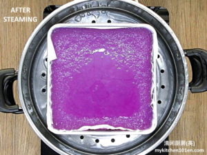 Vegan Purple Sweet Potato Turmeric Seri Muka Glutinous Rice Kuih
