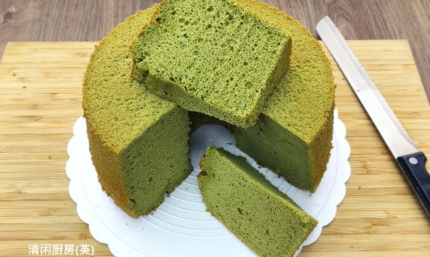 Soft Fluffy Matcha Chiffon Cake (Japanese Green Tea Chiffon)-A Must-Try recipe