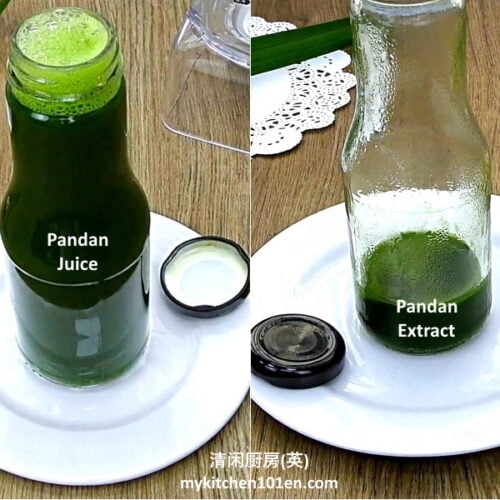 How to Extract Pandan Juice / Easy Pandan Extract
