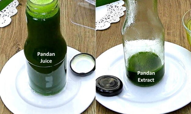 How to Extract Pandan Juice / Easy Pandan Extract