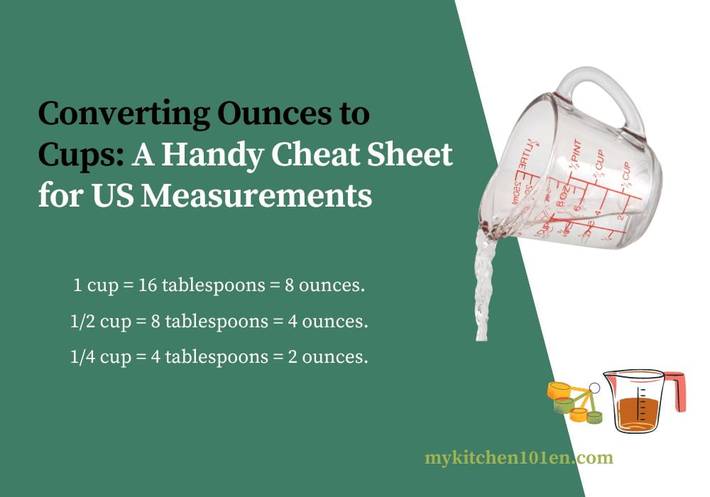 Converting Ounces to Cups A Handy Cheat Sheet for US Measurements